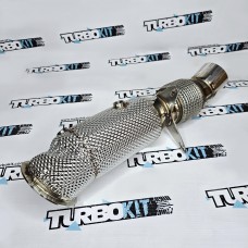 ДаунПайп на BMW N55 f10 f15 f16 (2013-2017) с Heat shield ДаунПайп на BMW N55 f10 f15 f16 (2013-2017) с Heat shield